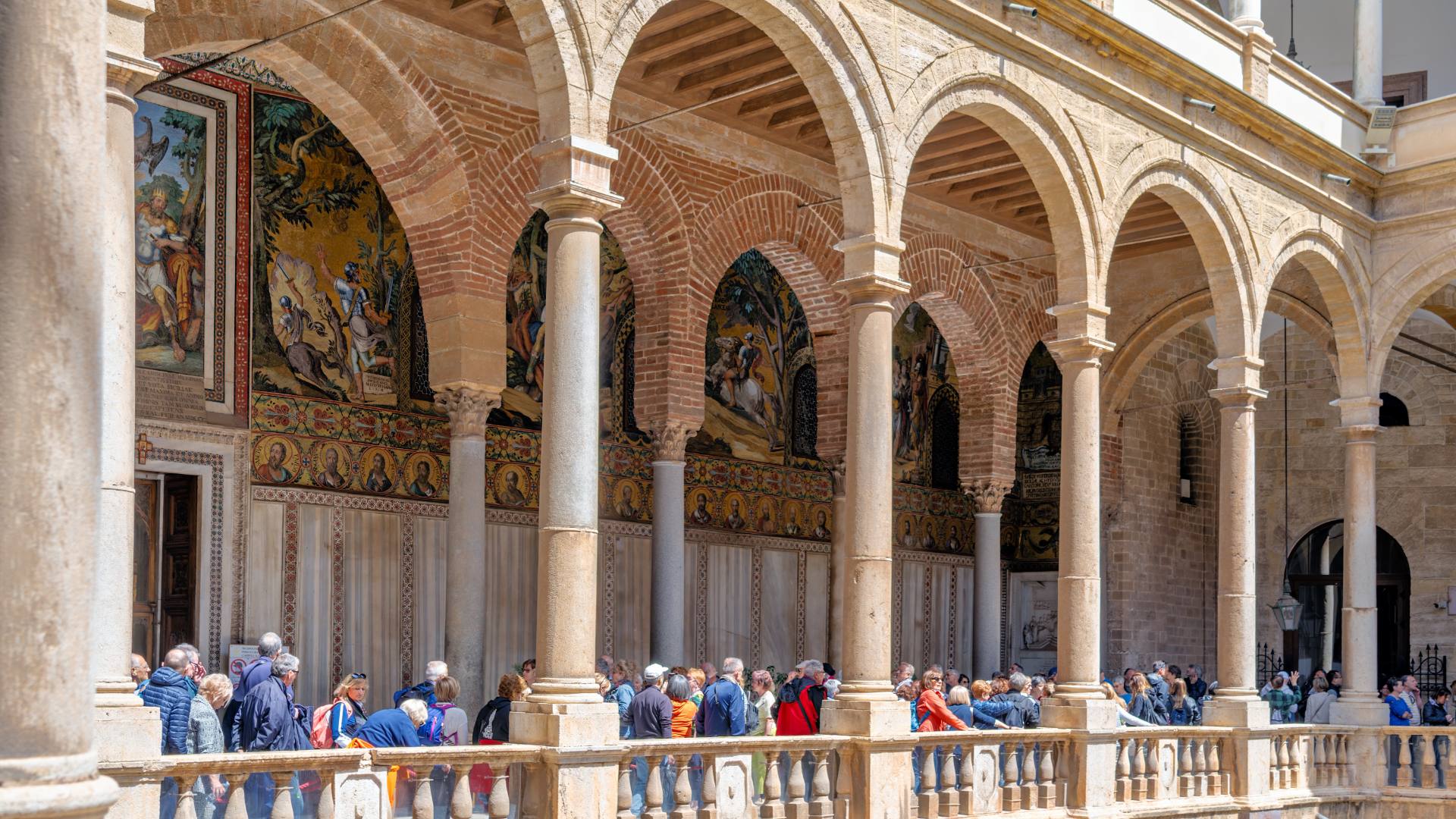 Cappella Palatina - Besucherschlange